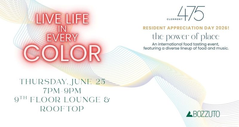 Resident Appreciation Day 2026! — Join us for Resident Appreciation Day 2026! The Power of Place, an international food tasting event, featuring a diverse lineup of food and music by DJ MPure. Please express interest - it helps us plan better! Plus, you'll get reminders.