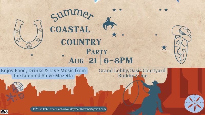 Summer Party — Best Party of the Summer!! Enjoy food, drink and live music from the talented Steve Mazzetta. More to come!! Please express interest - it helps us plan better! Plus, you'll get reminders.