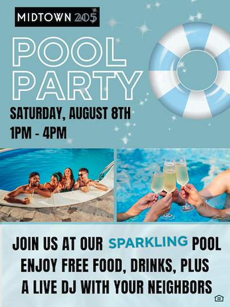 POOL PARTY - Saturday, August 8th 1-4PM — Join Us for our Pool Party on Saturday, August 8th from 1PM-4PM, at the Pool! Please express interest - it helps us plan better! Plus, you'll get reminders.
