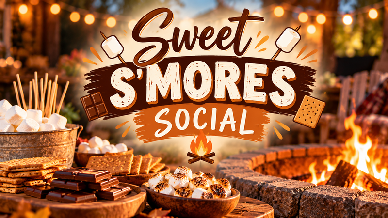 Sweet S’mores Social — Stop by the Outdoor Patio area for a sweet fall treat at our Sweet S’mores Social event! Residents are invited to drop in anytime during the event to build their own s’mores with graham crackers, marshmallows, and chocolate. Grab a treat, enjoy the crisp autumn air, and spend a few minutes connecting with neighbors. Whether you stay and visit or just stop by for a s’more, we’d love to see you!