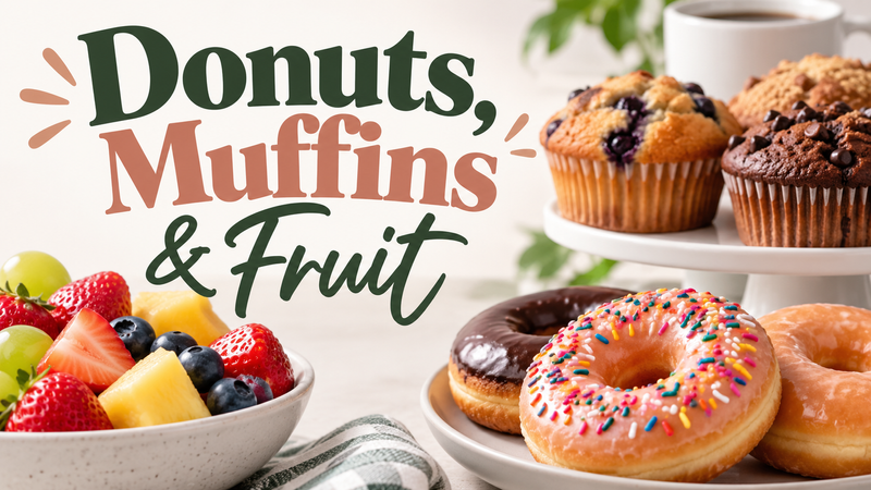 Donuts, Muffins & Fruit at Lakeshore Lofts