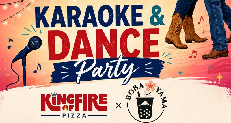 Karaoke & Dance Party — Join your neighbors for a Karaoke & Dance Party on the terrace! Sing your favorite songs, hit the dance floor, and enjoy an evening together at the community. King of Fire Pizza and Boba Yama Bubble Tea food trucks will be set up in the Building 1 parking lot. A pizza pre-order form will also be available for residents, so keep an eye out for ordering details.