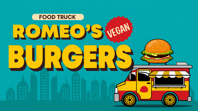 Romeo's Burgers Food Truck — Burger night is back! Stop by Romeo's Burgers for a delicious dinner without leaving the community. Choose from their classic favorites, including vegan options, and enjoy a great meal with your neighbors. Please express interest - it helps us plan better! Plus, you'll get reminders.