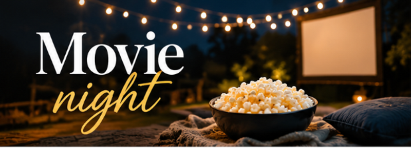Movie night — Come have a relaxing night in and join us for a a movie. Bring your favorite snack and drinks Please express interest - it helps us plan better! Plus, you'll get reminders.