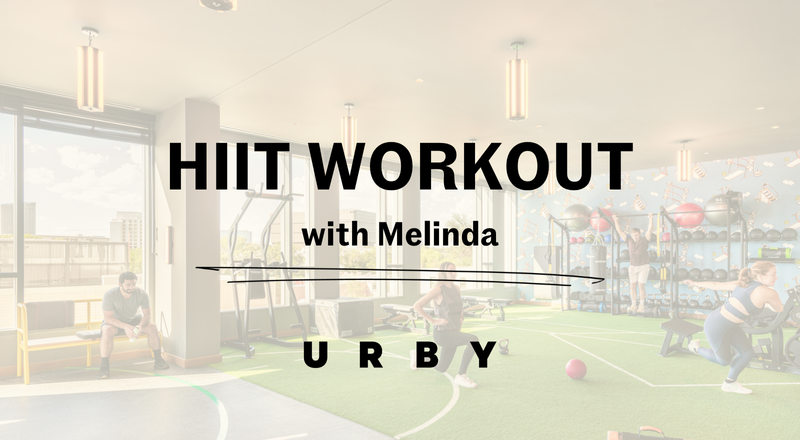 HIIT Workout 🏋️‍♂️ — Join us for our Tuesday HIIT class with personal trainer, Melinda!
