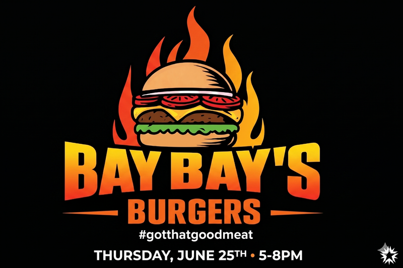 Bay Bay's Burgers — 🍔🎉 BAY BAY’S BURGERS IS BACK! 🎉🍔 Get ready to sink your teeth into the JUICIEST, most mouthwatering burgers in town! 🤤🔥 🍟 Crispy fries 🥤 Ice-cold drinks 😋 Flavor that hits different! ✨ Don’t miss out — grab your friends, bring your appetite, and let’s make it a burger party! 🙌🎶 📍 Right here at the community — come hungry, leave HAPPY! 💛 Please express interest - it helps us plan better! Plus, you’ll get reminders.