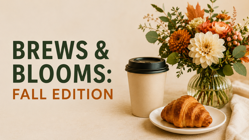Brews & Blooms: Fall Edition — Kick off the fall season with Brews & Blooms! Stop by the lobby for coffee, pastries, and a fresh flower bar while connecting with your neighbors. Please express interest - it helps us plan better! Plus, you'll get reminders.