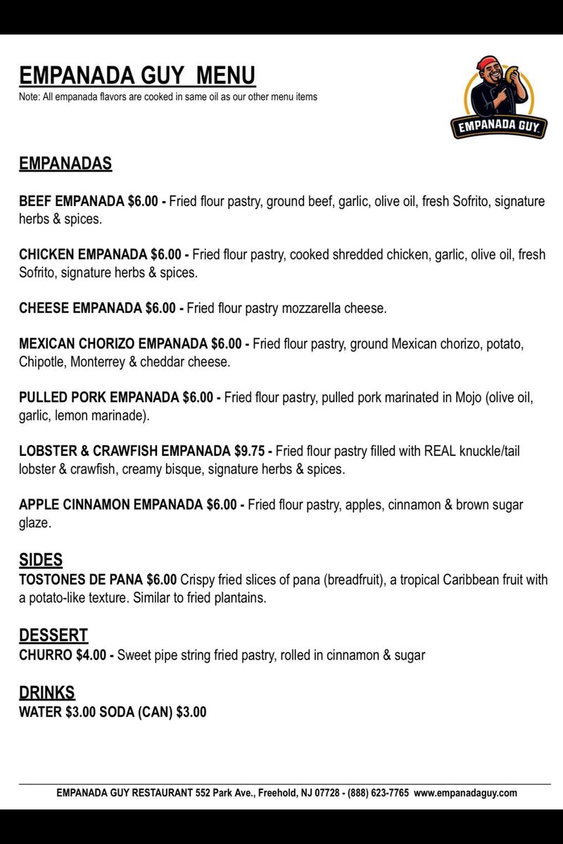 Food Truck - Wednesday - 7/15 — Come enjoy Empanada's! •	Beef •	Chicken •	Cheese •	Mexican Chorizo •	Pulled Pork •	Lobster & Crawfish Please see the attached menu for additional details! Best, The Link Management Team