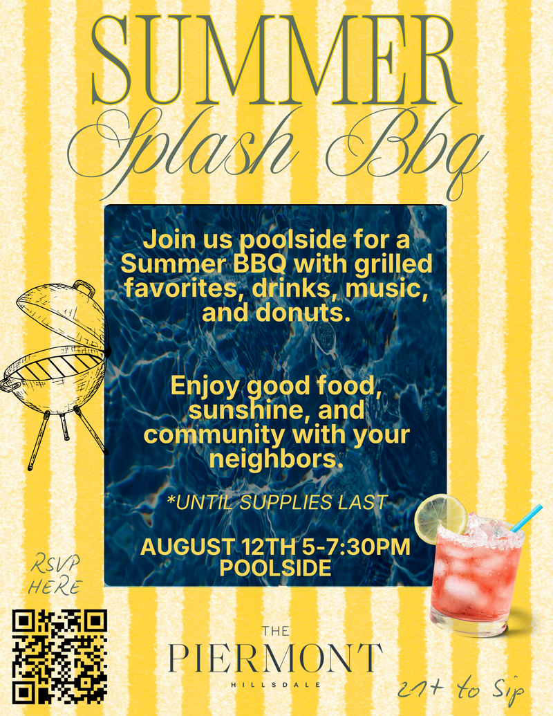 Summer Splash BBQ — Enjoy good food, sunshine, and community with your neighbors. Please express interest - it helps us plan better! Plus, you'll get reminders.